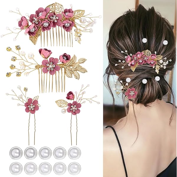 ANCIRS Braut-Haarnadeln Mit Perlen & Strass – 6-teiliges Set Für Hochzeit, Brautjungfer & Festliche Frisuren