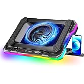Classone GT100 Gaming Laptop Sogutucu 2200RPM, Rgb Işıklı, LED Display Notebook soğutucu stand