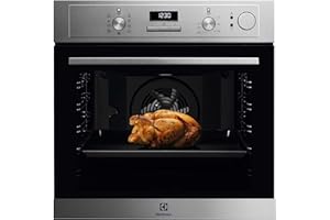 Electrolux Forno a vapore SenseCook con SteamCrisp Serie 600, LOC3S40X2, forno da incasso, classe A, Grill rapido, Cottura ecoventilata, Pizza, Cottura a vapore 25%, colore Acciao Inox Antimpronta