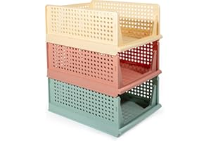 GREELUE Schrank Organizer Kleiderschrank 3 Stück, Faltbare Aufbewahrungsbox, Ordnungssystem für Schubladen, Schließfächer, Kleiderschränke (Farben)