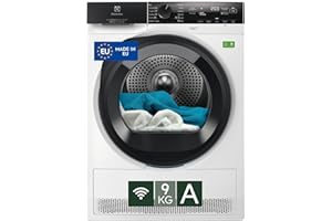 Electrolux Serie 900 PerfectCare, Asciugatrice a Pompa di Calore, 9 kg, EW9H4Y9A, Classe A, 12 Programmi, Connettività Smart App, Tecnologia 3DSense, Filtro EcoFlow, 60 dB, 850x596x636 mm