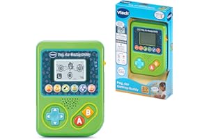 Vtech Pog, der Gaming-Buddy – Handheld-Spielkonsole für Vorschulkinder mit interaktiven Spielen, Musik und Lerninhalten zu Zahlen, Buchstaben und Formen – Für Kinder von 3-7 Jahren