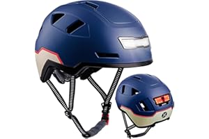 XNITO Bike Helmet with LED Lights - Urban Bicycle Helmet for Adults, Men & Women - CPSC & NTA-8776 Dual Certified - Class 3 E-Bikes, Scooters, Onewheel, Commuter, Mountain Bikes, MTB, BMX,