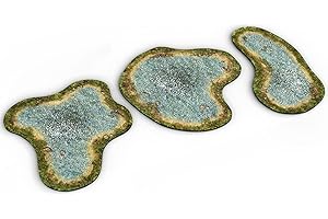 PLAYMATS Terreno 2D - stagno compatibili con Warmachine & Hordes, Age of Sigmar, SOIAF, Warhammer 40k e altri giochi di miniature e GDR