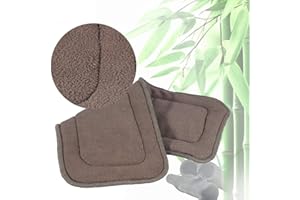 ‎NOFANER Stoffwindeln Liner, Waschbare 5-lagige Bambuskohle-Stoffwindeleinlage, Wiederverwendbar Super Saugfähige Windeln für Erwachsene, Windeleinlagen für Nachtwindeln (35 x 14 cm)
