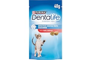 DENTALIFE Dental Cat Treats Salmon 40g, Pack of 8