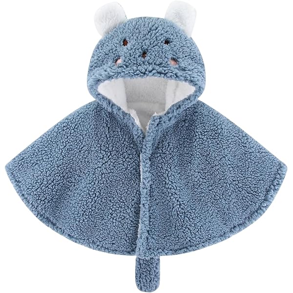 Cape Hiver Bébé à Capuche 2025 - Thermique Laine Coupe-Vent, Écharpe Multifonction, Taille S Garçon/Fille