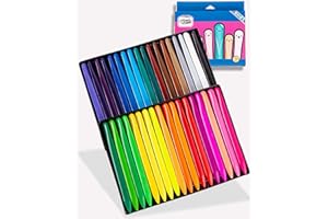 JEJA Kredki Swiecowe, dla małych dzieci, zmywalne, 36 kolory, Baby Crayon, dla dzieci, do szkoły, na zewnątrz