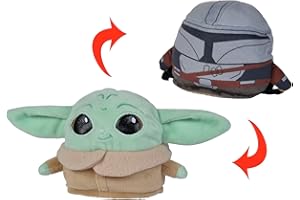 Simba, 6315870367, Disney Mandalorian Grogu Peluş, Özel Yapım, Geri Dönüşümlü Malzeme, 8 Cm