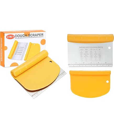 Spatola Tagliapasta In Acciaio Inox E Silicone - Professionale, Per Pizza, Dolci, Impasti - Foto 3