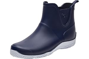 Realpaks Women's Short Rain Boots BG 8/2 - Botas de lluvia para mujer - Botines de mujer - Botas cortas de goma para mujer