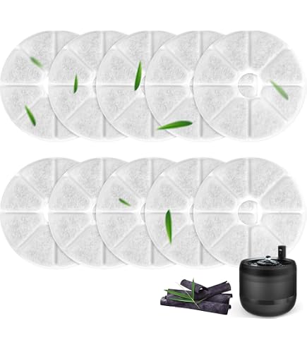 Filtres De Rechange Pour Fontaine à Chat Philips - Lot De 12, Triple Filtration - Compatible PAW3210/02