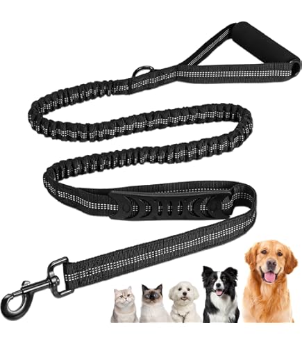 Guinzaglio Per Cani Regolabile | Con Cintura Di Sicurezza Auto | Manico Imbottito | Riflettente | Per Tutte Le Taglie - Foto 10