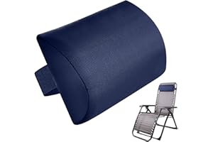 EAYOLY Almohada reclinable, Almohada para Tumbona Almohada reclinable ergonómica Ajustable para la Cabeza Cojín reposacabezas, para tumbonas, tumbonas de Playa y Piscina, 37×17cm