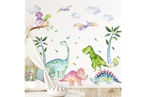 Grandora Dino DL817-2 - Adesivo da parete XXL con dinosauri