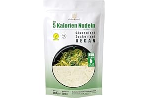 SCHULTZ UND KÖNIG 1 paquete | Pasta 5 calorías 250g | Pasta a base de algas | Sin gluten y vegano | Bajo en carbohidratos | Schultz y König