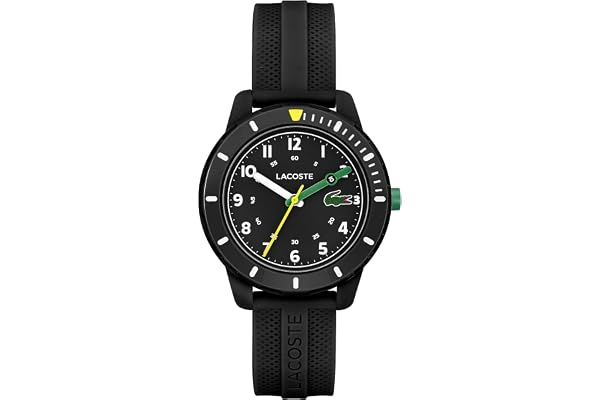 Lacoste Montre Analogique à Quartz pour Enfants Collection Mini Tennis avec Bracelet en Silicone