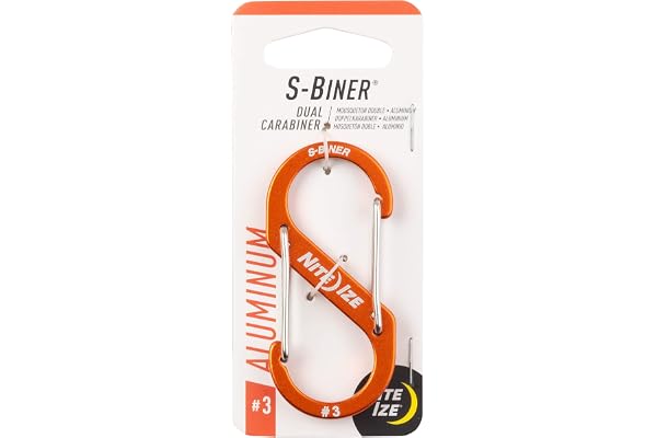 Nite IZE S-Biner Double Mousqueton en Aluminium N/A