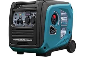 K&S KÖNNER&SÖHNEN Generador de gas GLP KS 4000iEG S de Könner & Sönen, generador de energía de gas 4000 W, 2 x 16 A (230 V), 2 puertos USB,generador de energía gasolina silencioso, EURO V