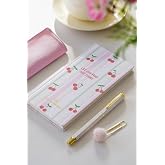 Matt Notebook 2027 Yılı Keten Haftalık Planlayıcı Kareli Cep Ajandası 9x18 cm Kiraz