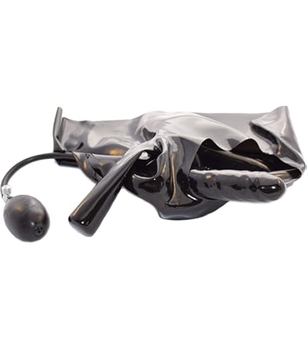sexspielzeug dm LatexDreamwear Herren Slip Mit Penishülle – Fetisch Unterwäsche Aus  Glänzendem Latex, Schwarz, Made In Germany main image 0