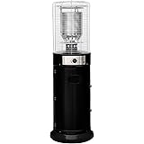 Freestanding Bullet Style Outdoor Gas Patio Heater 5-11kW Powder Coated Steel Casing - Stainless Steel Cage for Garden/Patios
