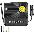 Woscher 801 Rapid Performance Car Tyre Inflator for Car,Portable Air Pump |12V Air Compressor for Car Pump with LED Light