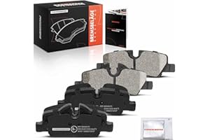 Frankberg 4x Brake Kit Brake Disc Pad Rear Axle Left Right Compatible with M.i.n.i F55 C.o.o.p.e.r 1.5L 2014-2023 M.i.n.i F56 One First 1.2L-1.5L 2014-2023 Replace# 34216871299
