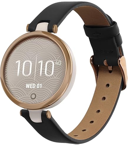 Accessori Garmin Cinturino Garmin Lily - Milanese Acciaio E Sport Silicone, Oro Rosa E Rosa Bracciale Smartwatch Lily Milanese Silicone Rosa