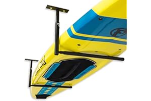 StoreYourBoard Standup Paddleboard and Surfboard Ceiling Storage Rack, Adjustable Garage Mount Hanger, Heavy Duty