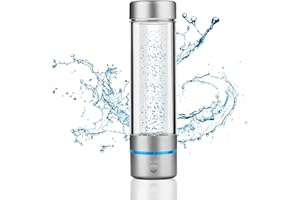 H2 Life Wasserstoff Wassergenerator, professionelle BPA freie Wasserstoff Wasserflasche Dual Modus tragbarer wiederverwendbarer Wasserionisator mit SPE und PEM