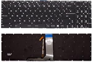 WIKIPARTS LTD New UK Layout Backlit Keyboard Replacement For MSI GE62 GE72 Gaming Laptop Black Keyboard - Sold By Wikiparts