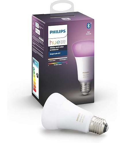 Philips Hue White and Colour Ambiance Smart Light Bulb 100W - 1600