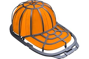 Haiou Baseball Hat Washer Cleaning in The Dishwasher and Washing Machine, Cap Washing Protector Holder Fit for Adult and Kid's Ball Caps Black