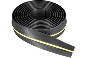 Kotsy 6m Joint de porte de garage, Joint de seuil de porte de garage, seuil de porte de garage Bande, joint d'étanchéité inférieur en caoutchouc joint porte garage universelle résistant