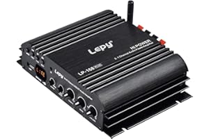 Lepy LP-168 Plus Bluetooth 2.1 canali IR 2 x 45W 1 x 68W Hi-Fi audio digitale stereo stereo MP3 MP4 DVD amplificatore + WINGONEER LED luce