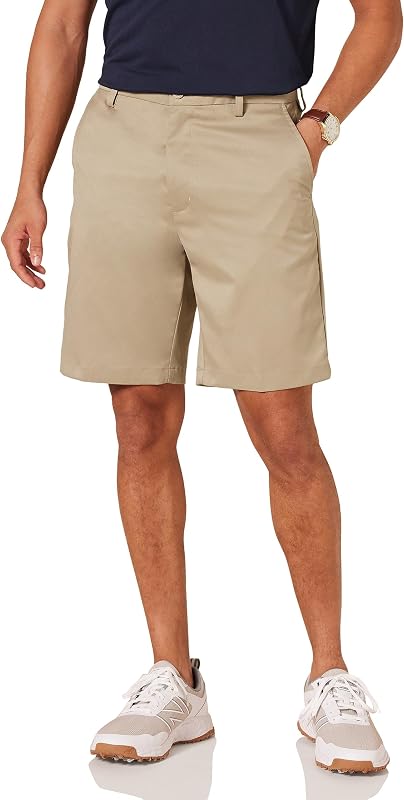 Amazon Essentials Men's Classic-Fit Stretch Golf Shorts with Moisture-Wicking, Active Waistband