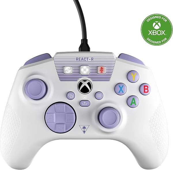 Turtle Beach REACT-R Controller Blanco - Xbox Series X|S, Xbox One y PC - 1