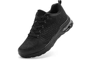 LUPWEE Safety Trainers Slip Resistant Steel Toe Cap Trainers for Men Women, Puncture Proof Safety Shoes Breathable Comfortable Industrial Work Shoes