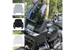 TAZGANTAX Motorrad Windschutzscheiben-Frontverkleidung, doppelter Blasen-Windschutz-Abweiser Für H.a.harley Davidson Pan America 1250 Pan America PA 1250 S RA 1250 Special RA1250S 2021 2022 (Rauch)
