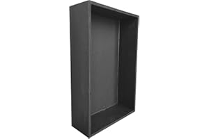 MY OWN BRAND Deepest Shower Niche Available Customisable Depth Tileable Shampoo Cubby Recessed Shower, Wetroom Alcove Shelf, Strong, Lightweight and Waterproof. (XPS 510 x 300 x 125mm), Black