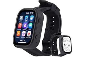 WONRABAI ESP32-S3 2.06inch AMOLED Touch Watch Development Board, with 410x502 Pixels 16.7M Color Display, Support 2.4 GHz Wi-FI and BLE 5, Supports Offline Voice Recognition and AI Speech Interaction