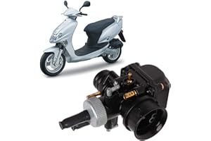 WODHMIEY Carburatore Carb per Dellortos PHBG DS 21mm Carburatore Sostituzione per Ciclomotore Moto Scooter a 2 Tempi 50‑110