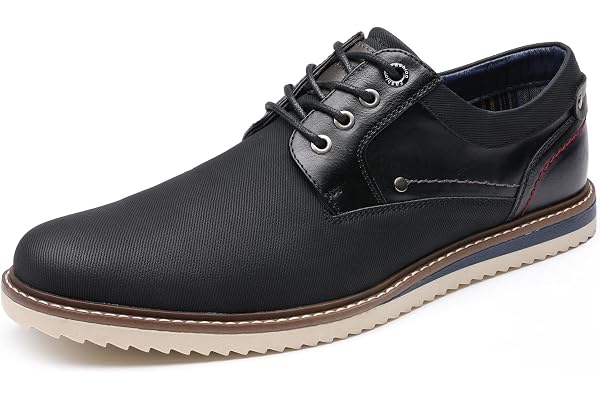 Bruno Marc Herr lågskor med snörning affärsklädsel fritidsskor Oxfords Derby Casual läderskor