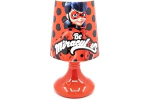 JOYTOY Joy Toy 65971 Ladybug LED Mini Lampenschirm 7x18 cm - Batterie betrieben - in Geschenkverpackung, Rot