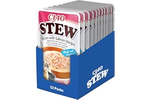INABA CHURU Cat Ciao Stew Receta Pollo Y Salmon 12X 40GR