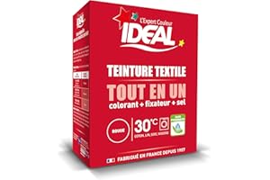 Ideal Teinture Textile Tout en un 350 g Rouge