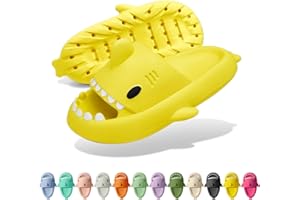 Solutra Sharklas Originales Chanclas Tiburon Mujer Hombre Antideslizantes Zapatillas Tiburon de Suela Gruesa y Cómodas Sharky Chanclas para Baño, Piscina y Playa