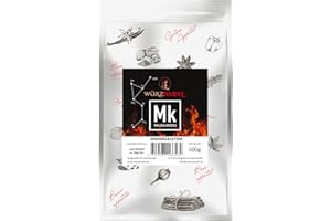 EINGETRAGENE WARENMARKE "WÜRZTEUFEL" Rindergelatine, Gelatine 220 Bloom, reines Aspik. Aspikpulver, Kaltlöslich, Spitzenqualität aus der Schweiz. Beutel 500g.