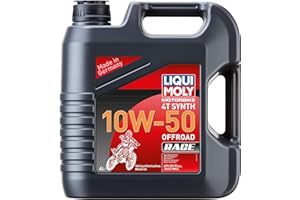 WOL WORLD OF LUBRICANT WOL Liqui-Moly 10W50 MotorBike 4T Synthetic Engine Oil 3052 Off Road Race Engine API SN PLUS Oil (4L)